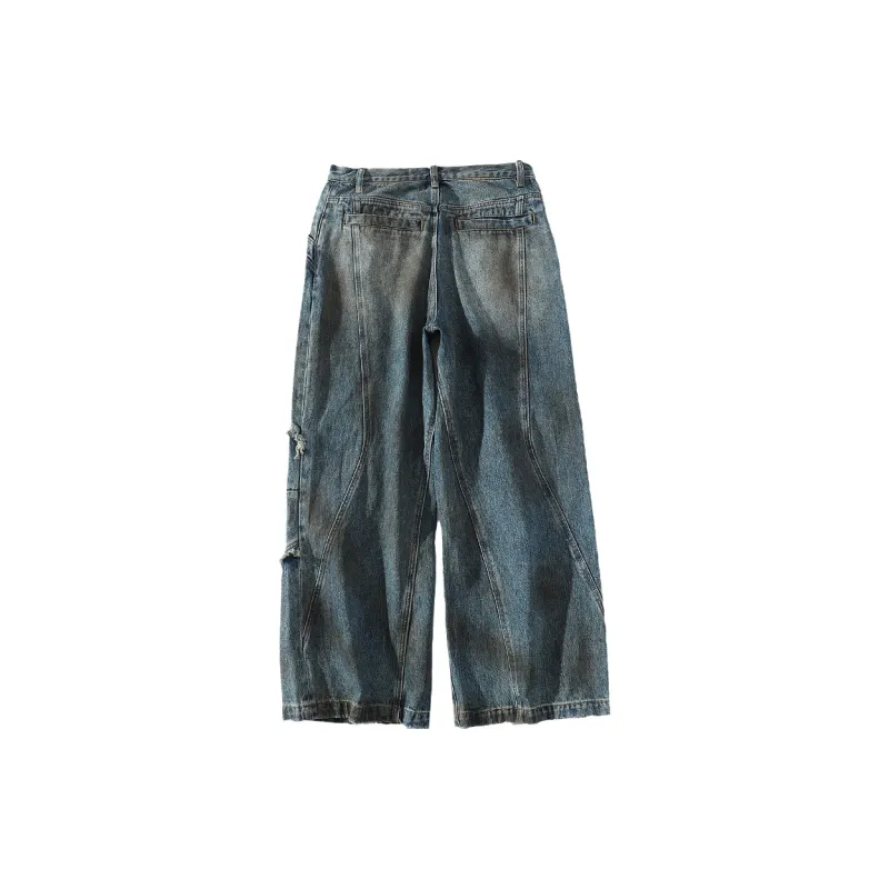 A SQUARE ROOT Jeans Unisex Blue-1