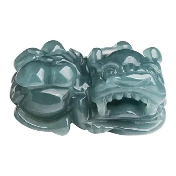 Green Craftsman Glutinous Jade Jadeite Pendants Unisex