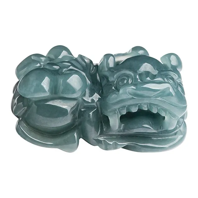 Green Craftsman Glutinous Jade Jadeite Pendants Unisex-0