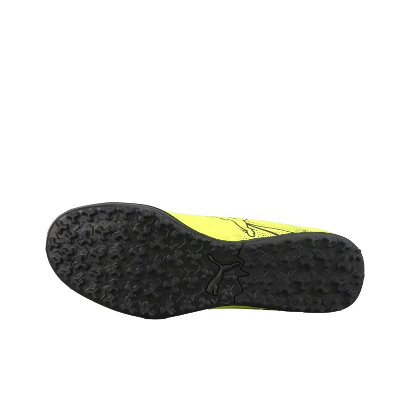 PUMA Attacanto TT Rubber Broken Studs Durable Breathable Soccer Shoes Men's Yellow-4