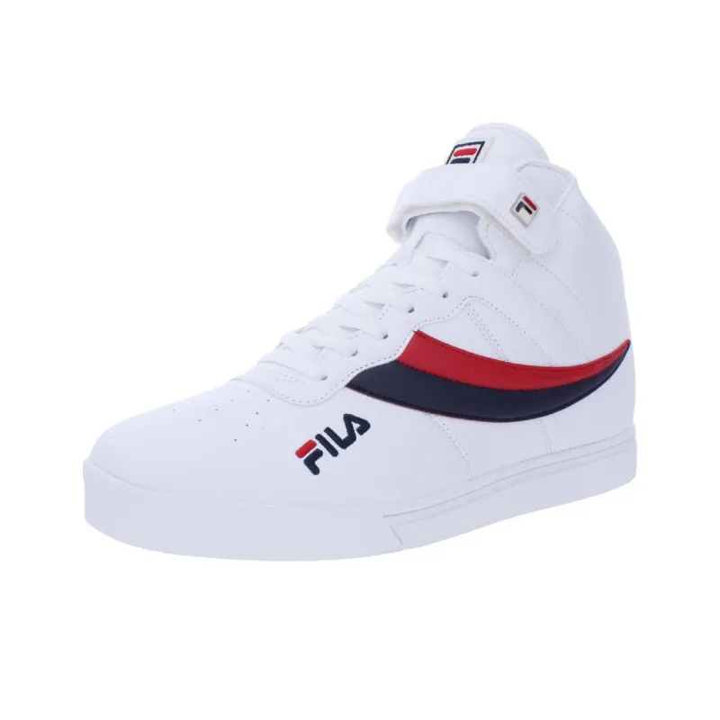 FILA Vulc 13 Warm Slip-Resistant Mid-Top Skateboard Shoes Men's White-0