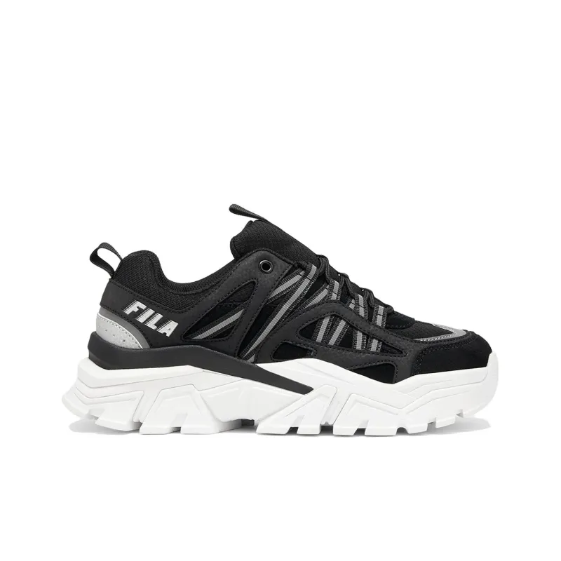 FILA Vitalize Anti Slip Wear Resistant Low Top Casual Shoes Women's Black-1