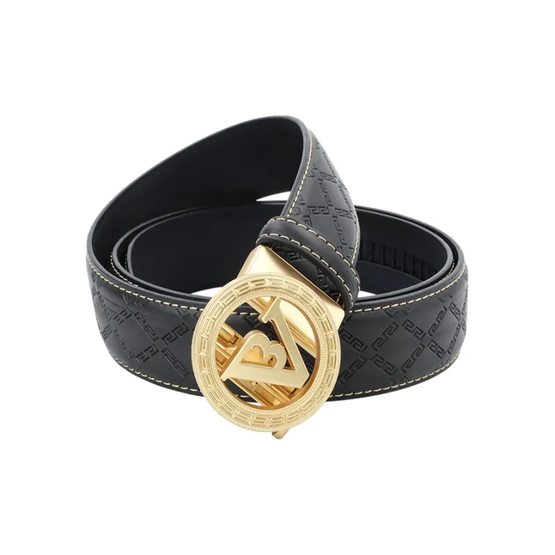 NINE NAIL Leather Belts Men-7