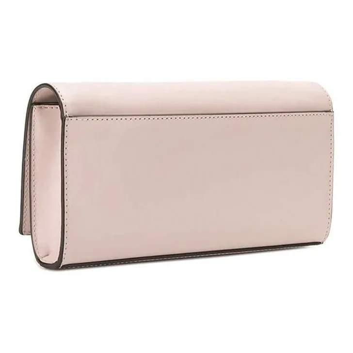 MICHAEL KORS Mott Leather Envelope Bag, Shoulder Bag, Crossbody Bag Women's Light Pink-2