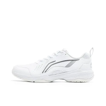 LiNing Flying Eagle Anti Slip And Wear Resistant Breathable Low Top Badminton Shoes Unisex White