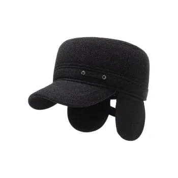 Youyoulan Woolen Trapper Hats Men's