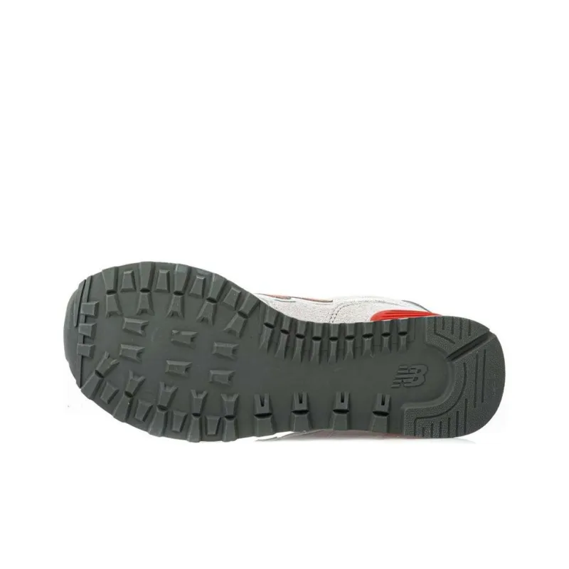 New Balance 574 Series Of Grey Red Women's-4