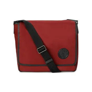 EMPORIO ARMANI Nylon Shoulder Bag Crossbody Bag Men's Red