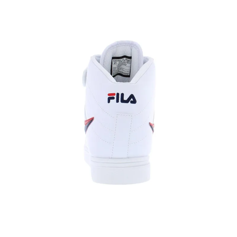 FILA Vulc 13 Warm Slip-Resistant Mid-Top Skateboard Shoes Men's White-2