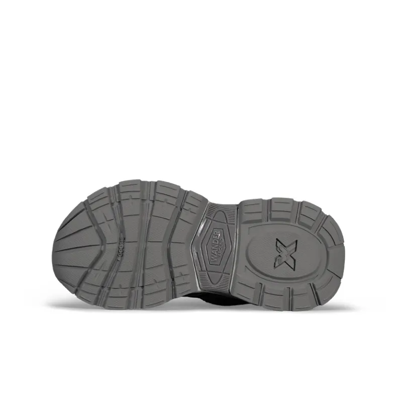 WANDER AROUND Cushioning, Slip Resistant, Lightweight, Height Enhancing Chunky Sneakers Women's Silver-4