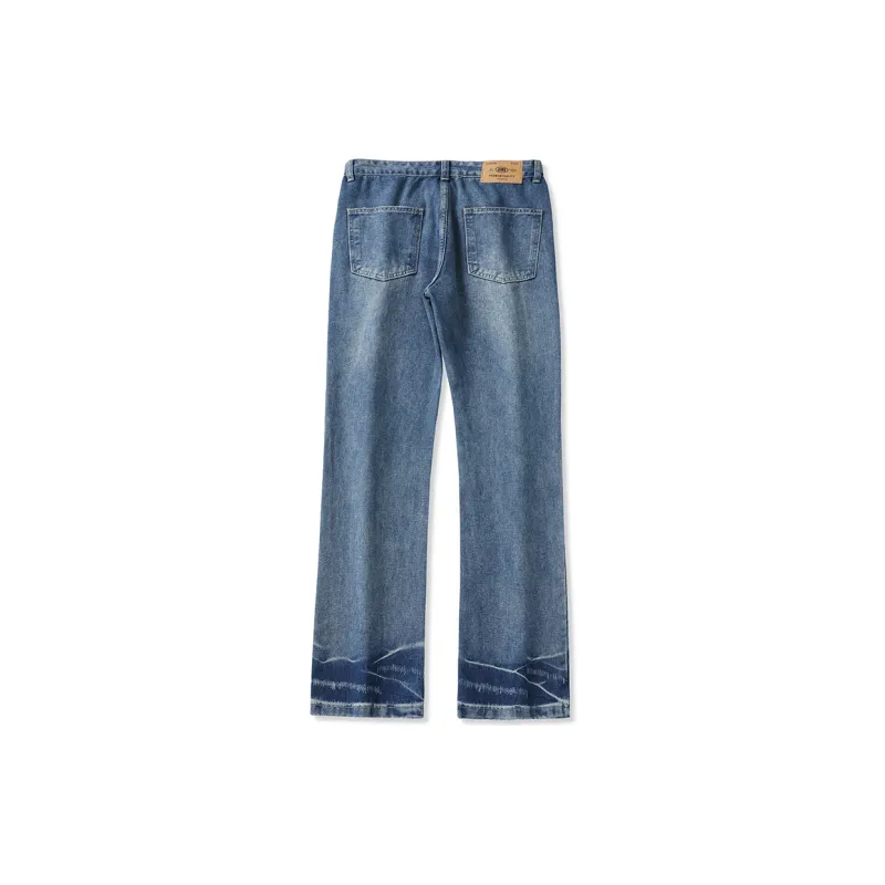 HCHUICHENG Jeans Unisex Yellow Mud-8
