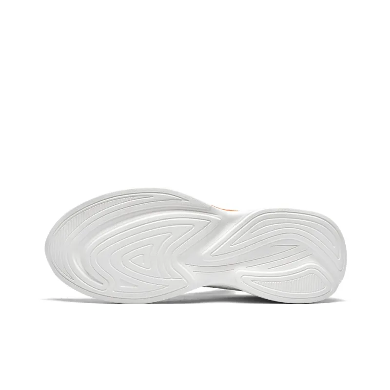Binary Cushioning, Lightweight, Breathable, Slip Resistant Low Top Running Shoes Men's Ivory White-4