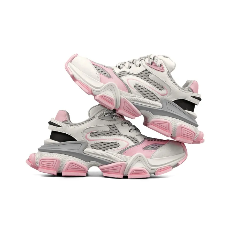 XIE SHE Height Increasing Abrasion Resistant Lightweight Low Top Chunky Sneakers Women's-2