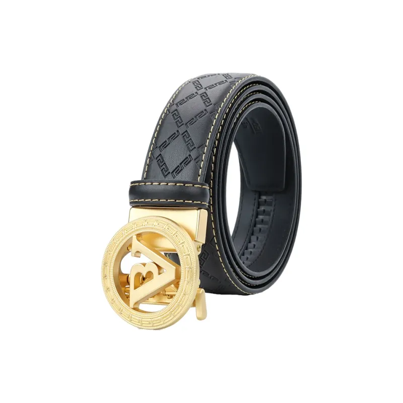 NINE NAIL Leather Belts Men-6