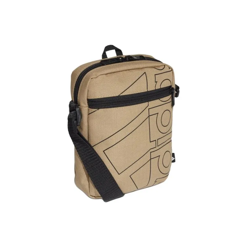 Adidas Polyester Crossbody Bag Backpack Shoulder Bag Unisex Brown-1