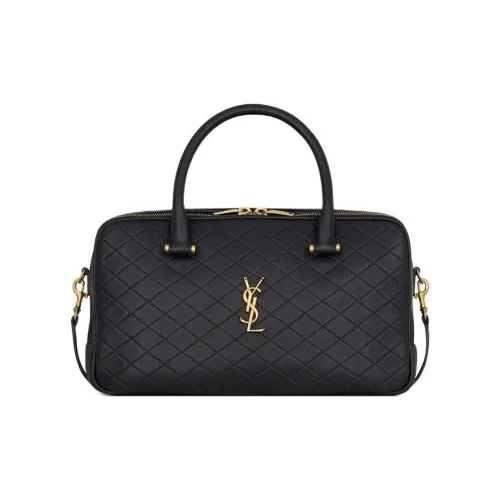 SAINT LAURENT CASSANDRE Lambskin Crossbody Bag Shoulder Bag Women's Black