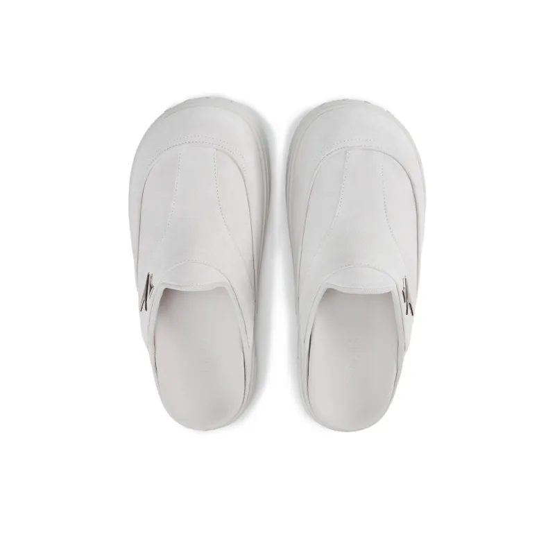 RASS DARTS 02 Müller Wrap toe Slippers Unisex Gray White-3
