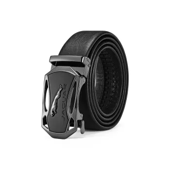 JAGUAR Cow Leather Leather Belts Men's Width  3.5cm