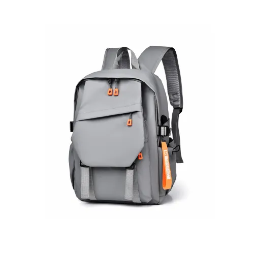 GEERDUN PU Laptop Backpack Regular Unisex Black/Gray