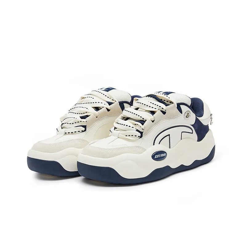 Champion CloudNine V1 Cloud Cotton Shoes Anti-Slip Wear-Resistant Low-Top Skateboard Shoes Men's Navy Blue-2