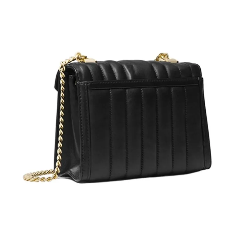MICHAEL KORS Whitney Sheepskin Envelope Bag Shoulder Bag Crossbody Bag Small Size Women's Navy Blue-2