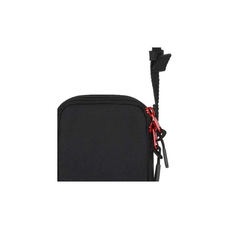 Balenciaga NASA Collaboration Collection Nylon With Embroidery Cell Phone Pouch Shoulder Bag Crossbody Bag Men's Black-5