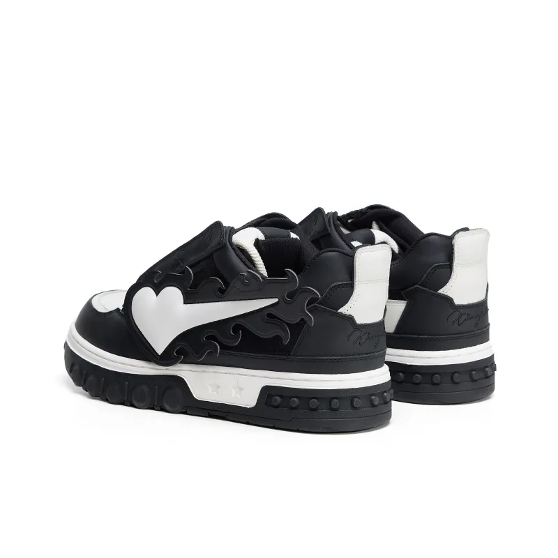 XINYINSU Skateboard Shoes Unisex Low Top Black-4