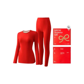 MIIOW Thermal Set Women's Gift Box Set Red