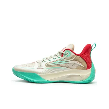 361° AG Shine 2.0 Cushioned Slip Resistant Low Top Basketball Shoes Men's Oat Milk