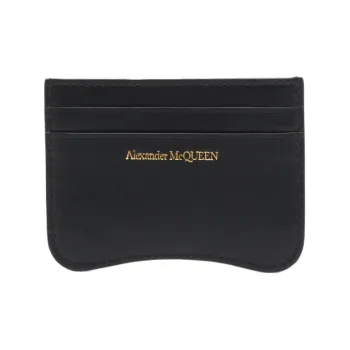 Alexander McQueen Leather Coin Purse Women's Black