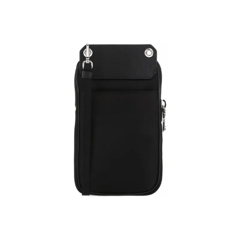 PRADA Re-Nylon Nylon Cell Phone Pouch Men's Black-2