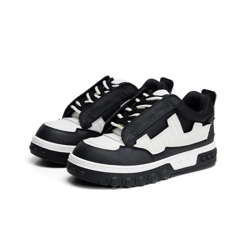 XINYINSU Skateboard Shoes Unisex Low Top Black-3