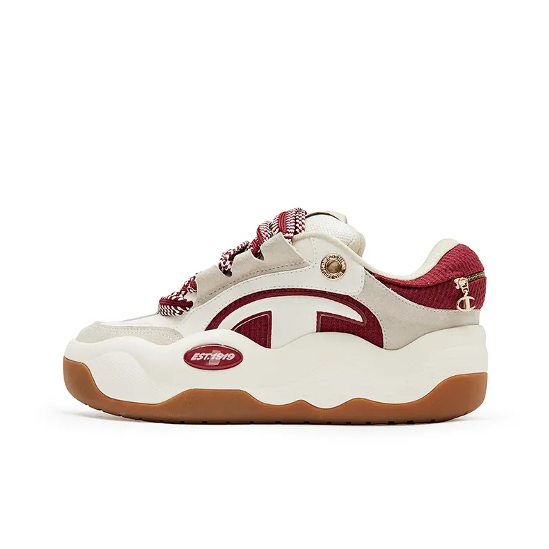 Champion CloudNine V1 Cloud Cotton Shoes Low Top Skateboard Shoes Men's Ecru-0