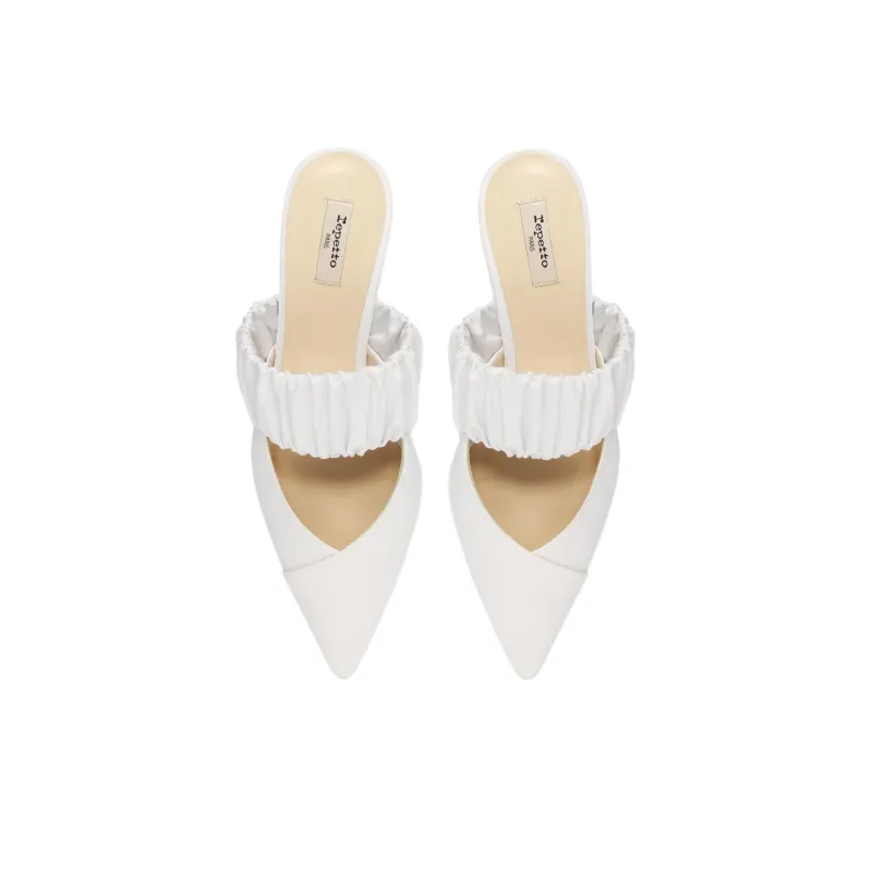 Repetto Wrap-toe Slippers Women's White-3