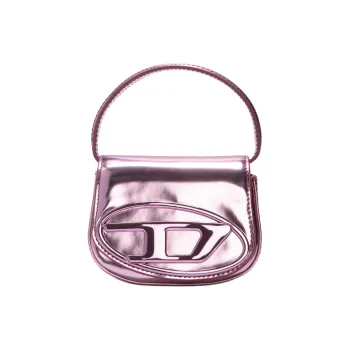 DIESEL Leather Shoulder Bag Crossbody Bag Handbag Extra Small Women's Pink