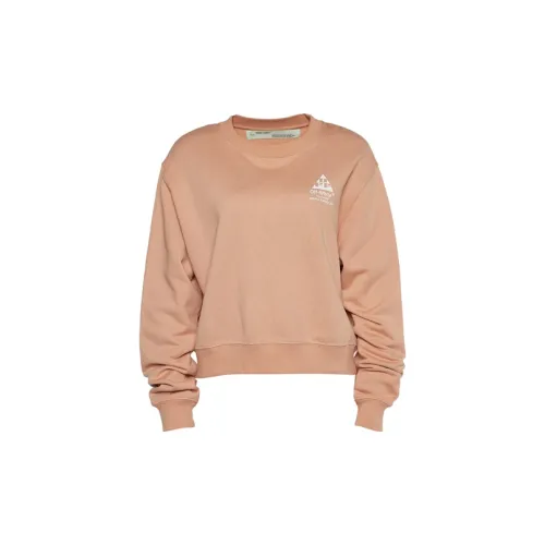 OFF-WHITE Sweatshirts Women's Peach