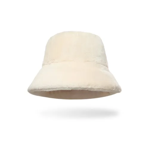 MT·MIT Solid Color Thickened Warm Bucket Hats Women's