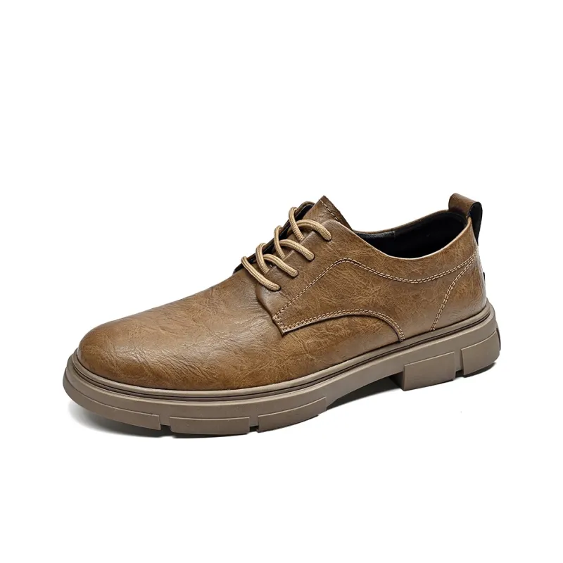 Season Ram Men's Casual Shoes Men Low Top Black/Khaki-6