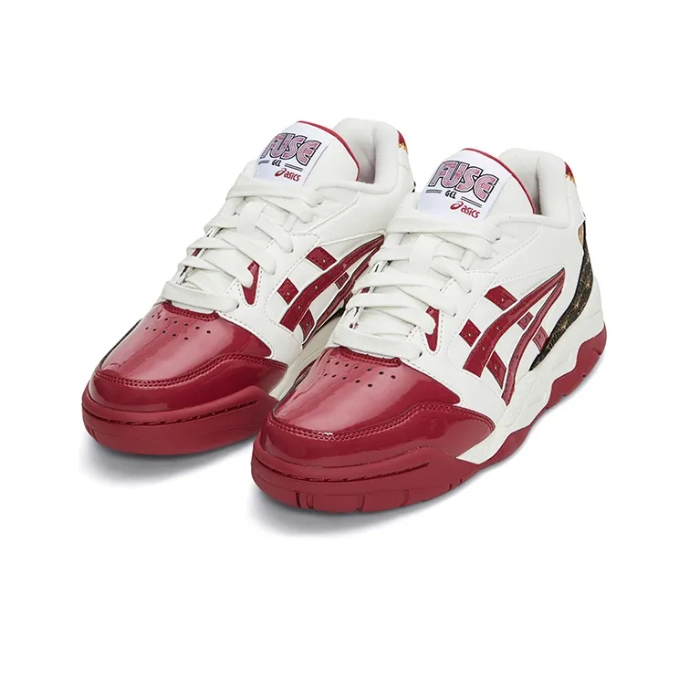 Asics Gel Fuse Basketball Shoes 'White Red'-3