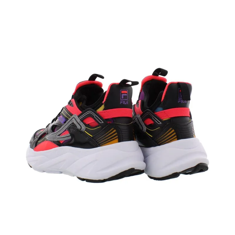FILA Hallasan 90 Anti Slip Wear Resistant Low Top Casual Shoes Women's Black-2