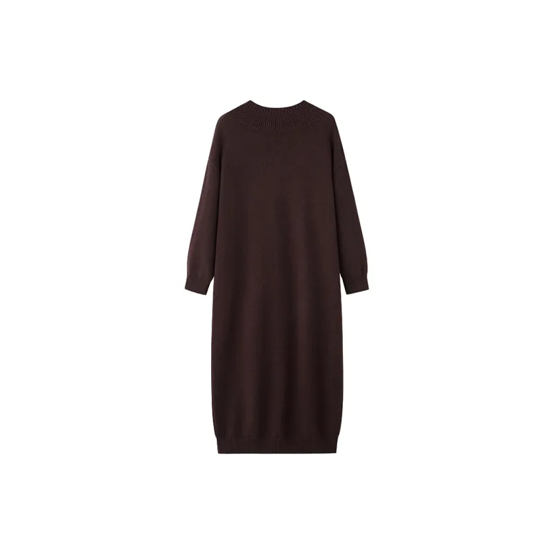 ZHOUMIAO Long Sleeved Dresses Women's-1
