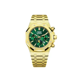 HAEMMER Automatic Mechanical Movement Watch Unisex Gold Dial