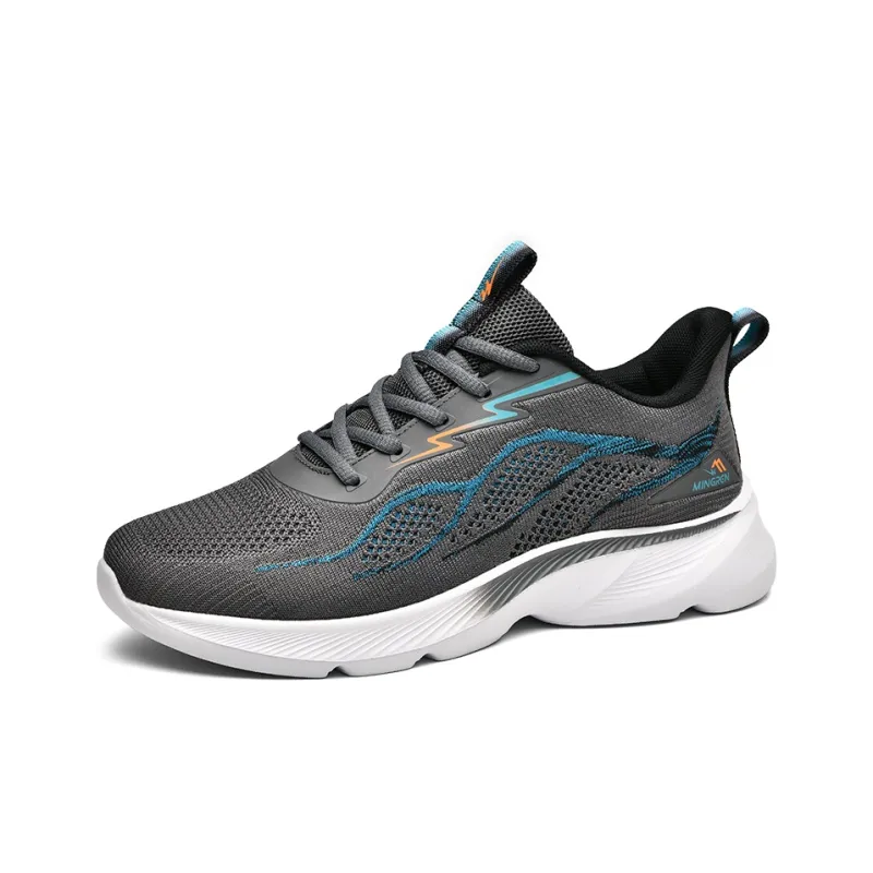Binary Low Top Running Shoes Men's Dark Gray-2