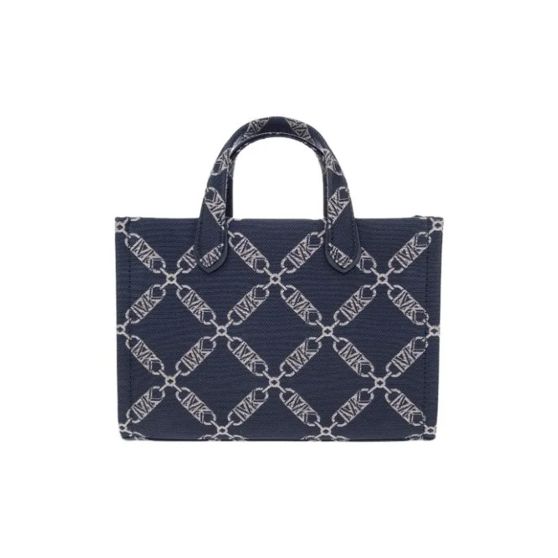 MICHAEL KORS Gigi Fabric Tote Bag Shopping Bag Shoulder Bag Crossbody Bag Handbag Medium Size Women's Marine Blue-1
