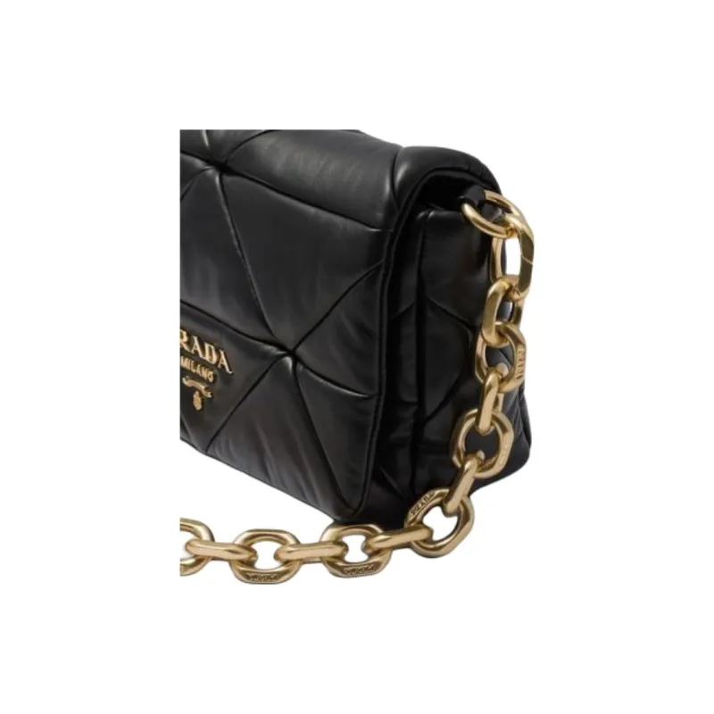 PRADA Soft Sheep Leather Portable Crossbody Bag Shoulder Bag Women's-3