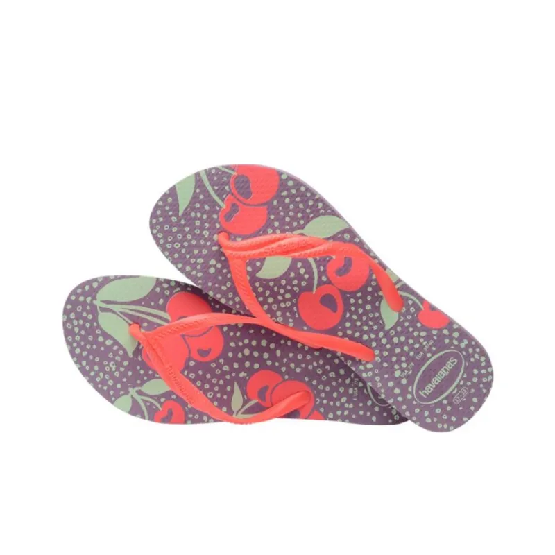 Havaianas Flip Flops Women's Fuchsia Green-2