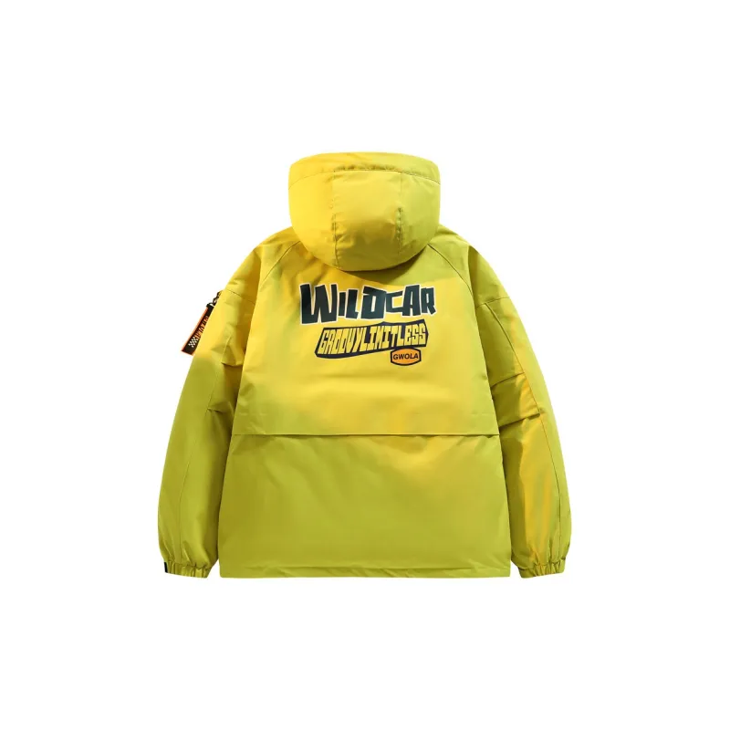 Gwola Puffer Jacket Unisex Neon Yellow-1