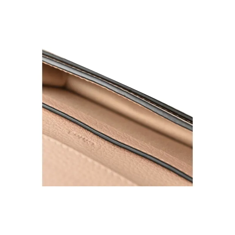 Chloe Grain Leather Coin Purse Women's Nude-3