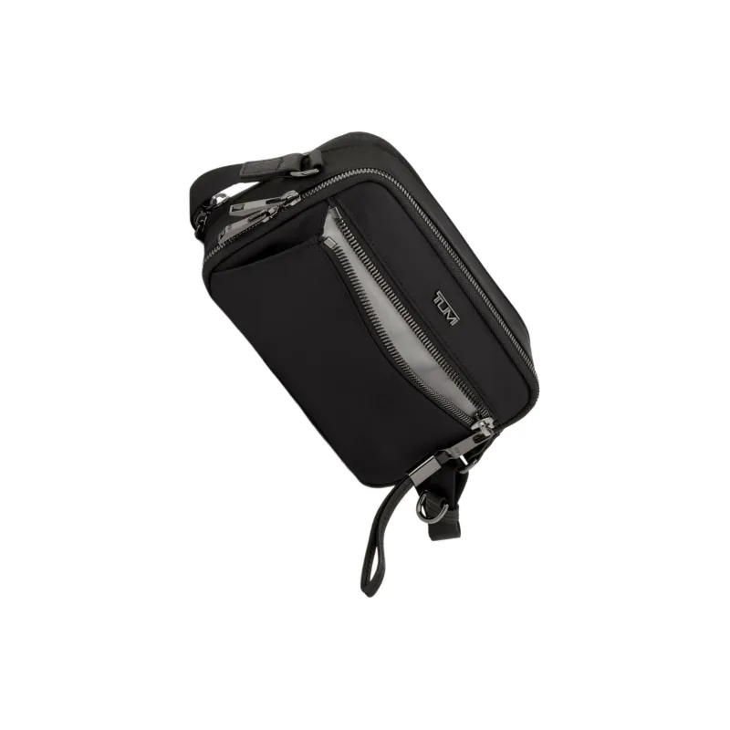 TUMI Nylon Shoulder Bag, Crossbody Bag Women's Black-4