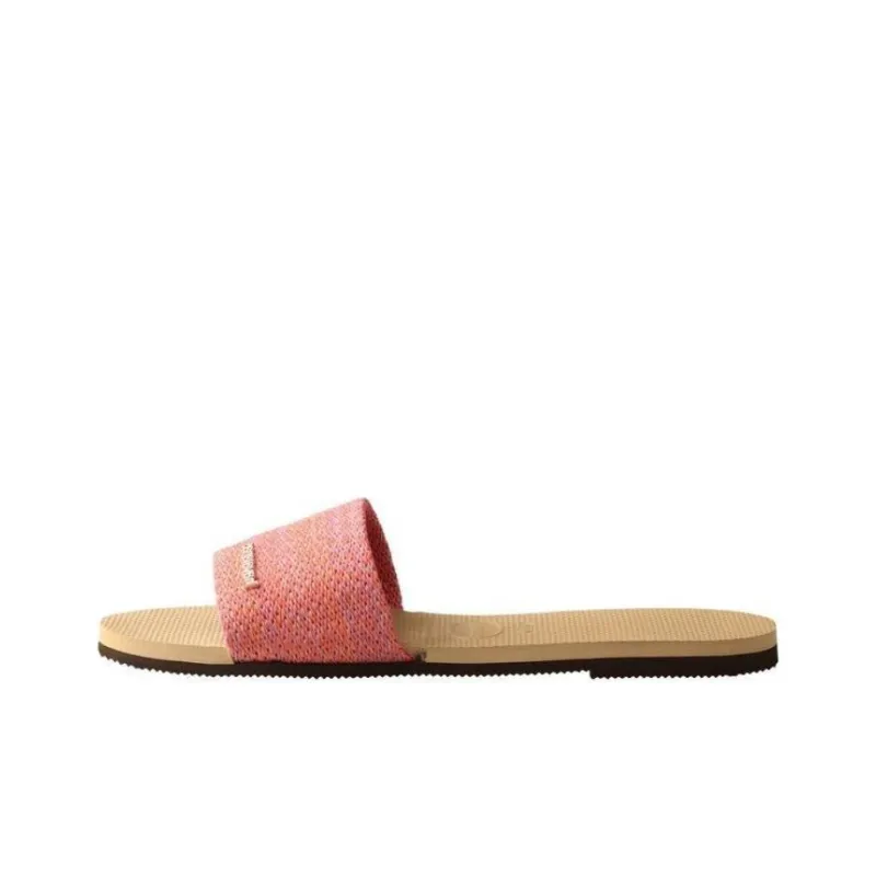Havaianas Slide Slippers Women's Gold Powder-0